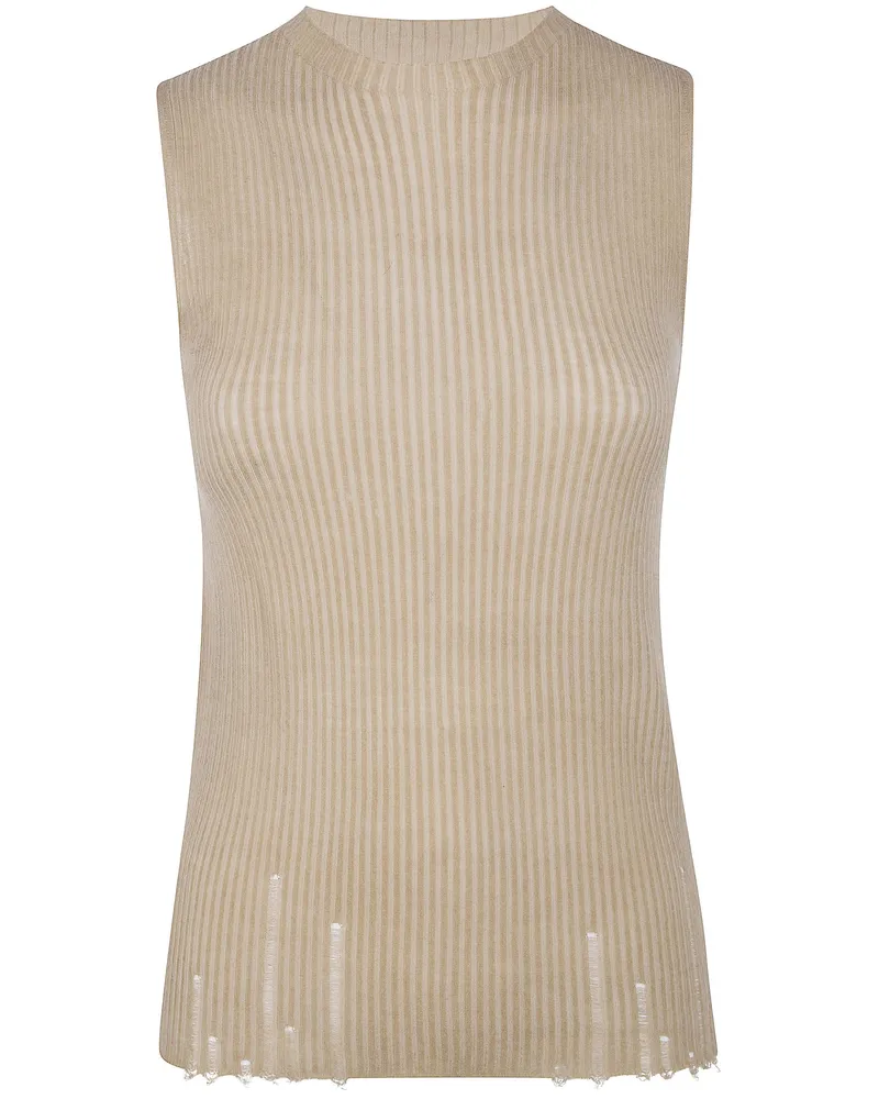 Uma Wang Sleeveless Top Brown