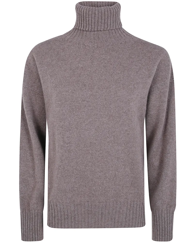 D.EXTERIOR D. EXTERIOR Sweater Cashmere Turtleneck Brown