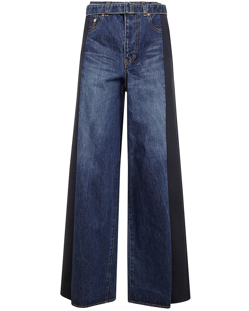 Sacai Denim X Suiting Pants Blue