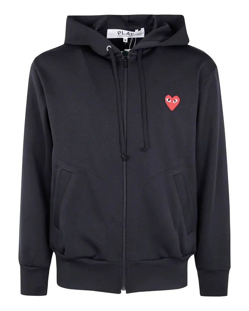 Comme des Garçons Red Emblem Heart" Sweatshirt Black