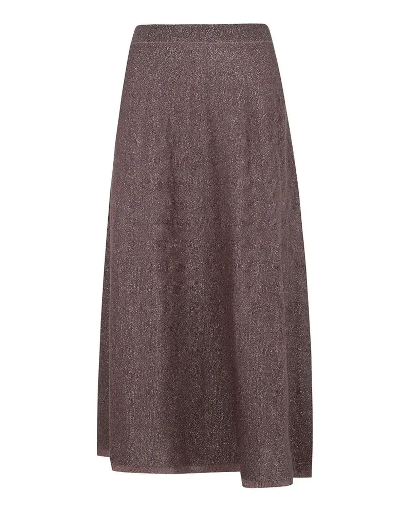 D.EXTERIOR D. EXTERIOR Vanise` Lux Flared Skirt Brown