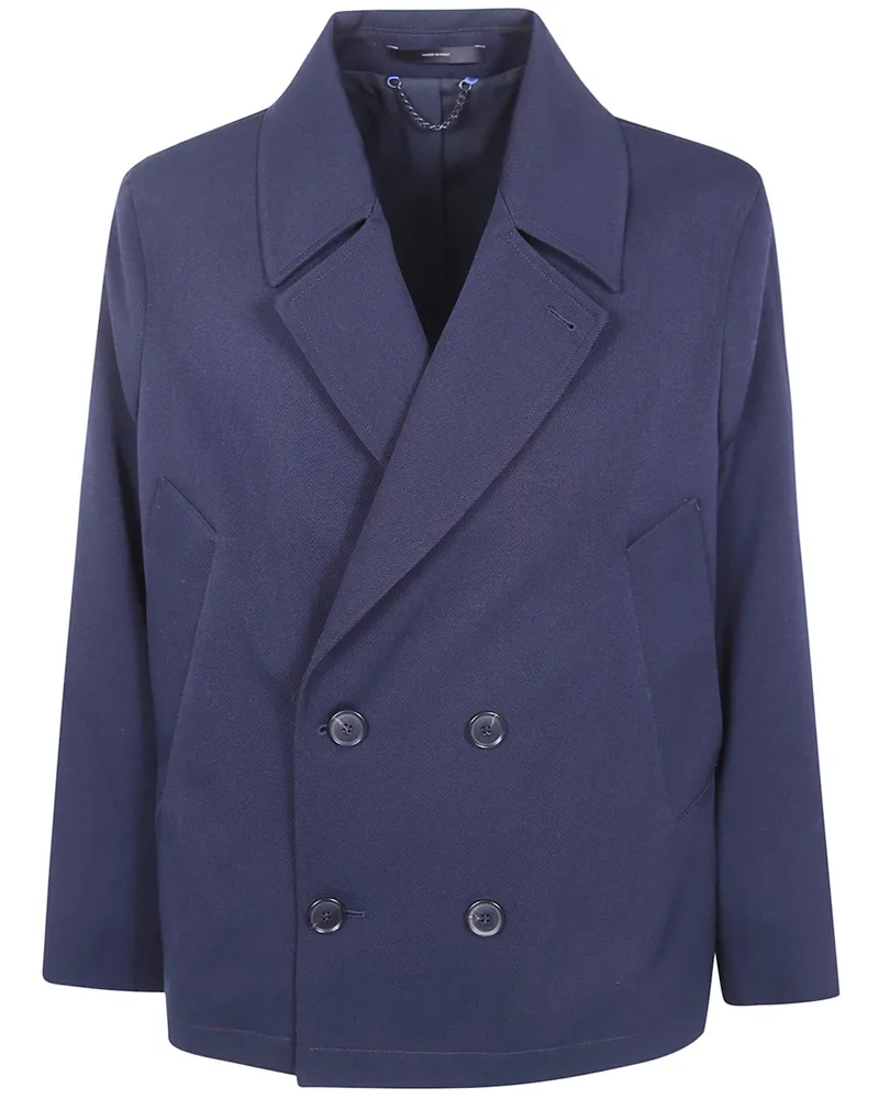 Paul Smith Coat Double-Breasted M1r. A261.W03207 49 Blue Blue