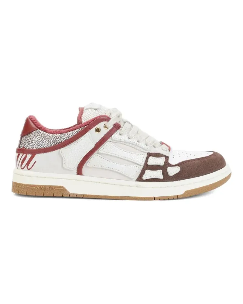 Amiri Xl Skel' Top Low Sneakers Brown