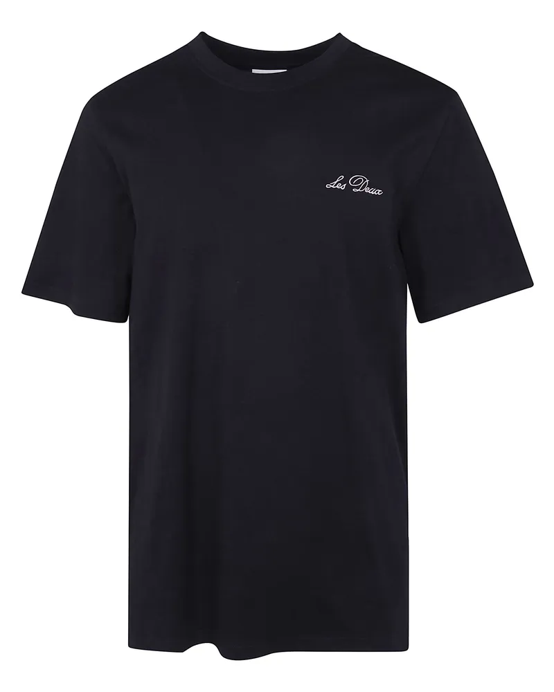 LES DEUX Wild Flower" T-Shirt Black