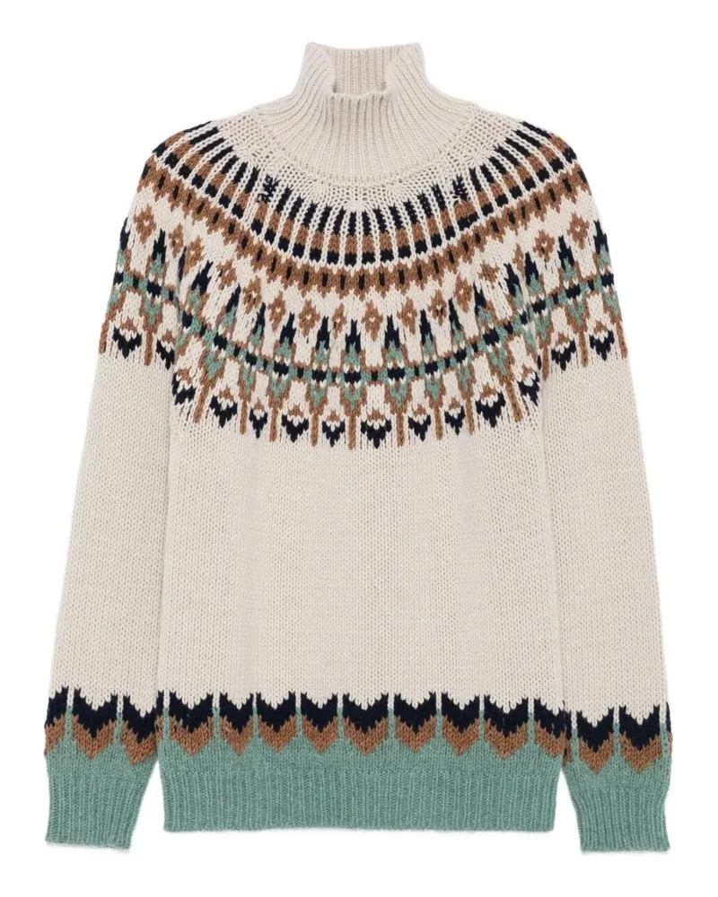 Dondup Dolcevita" Turtle Neck Sweater Beige
