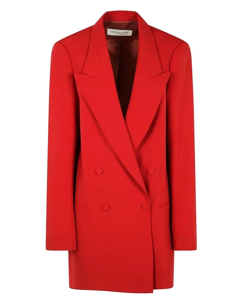 Dries van Noten Blink Blazer Jacket Red