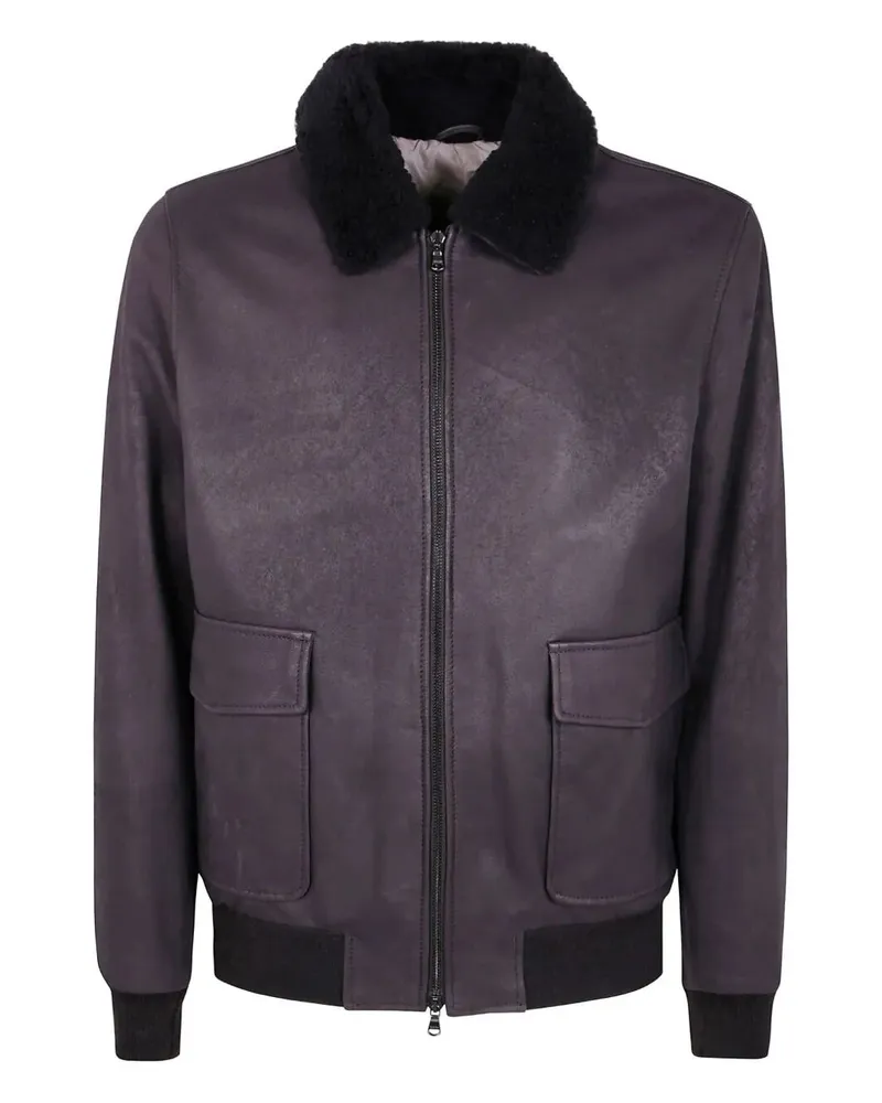BARBA Boston Aviator Jacket Brown
