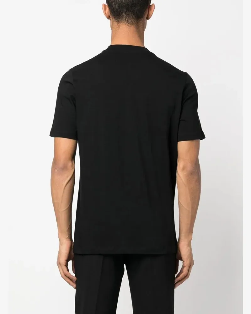 Jil Sander Crewneck Short Sleeves Classic T-Shirt Black
