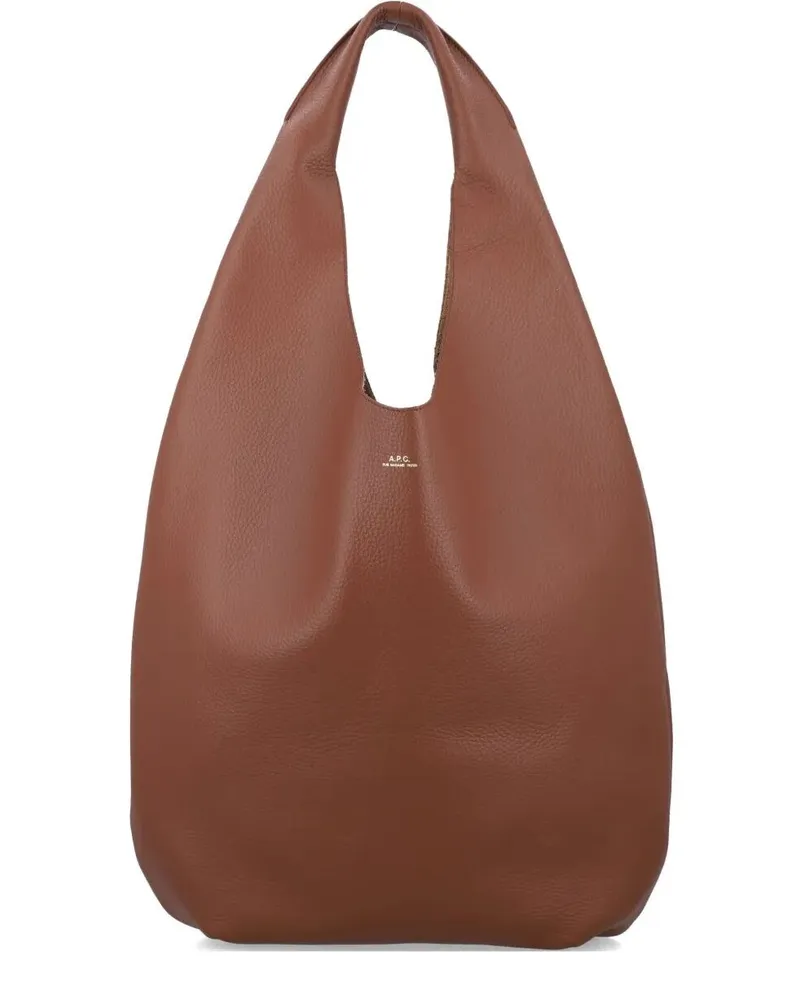 A.P.C. A. P.C. Shoulder Bag Leather "Le Neige Blue