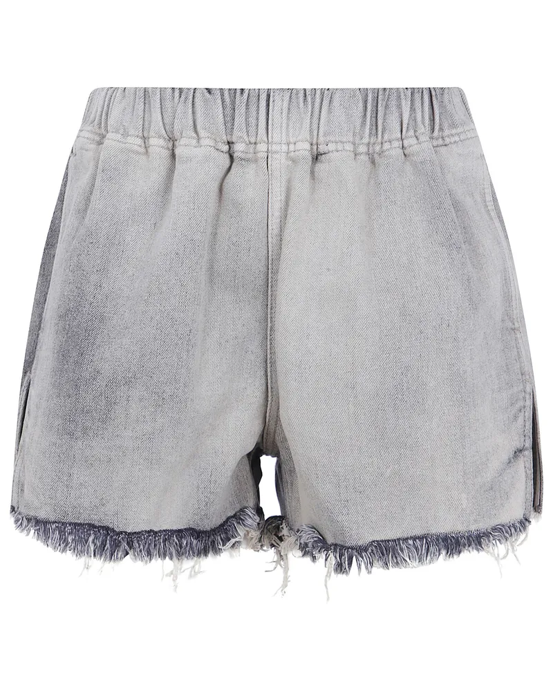 Rick Owens Denim Shorts Mineral Gray
