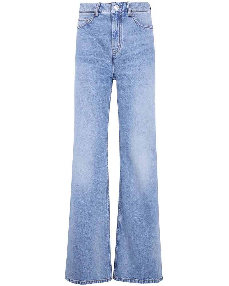 AMI Paris Flare" Fit Jeans Blue