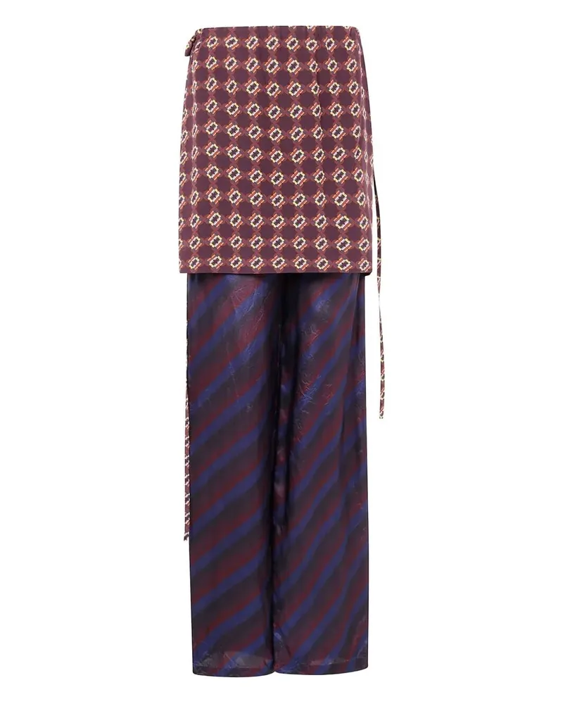 Dries van Noten Pritty 2256" Trousers Blue