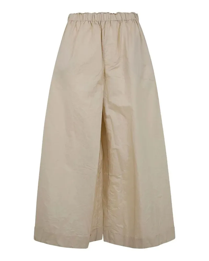 Daniela Gregis Pijiama Pockets" Wide Leg Trousers Beige