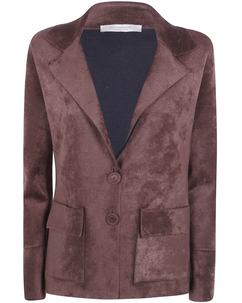 D.EXTERIOR D. EXTERIOR Jacket Double Breasted "Cio Chocolate Brown