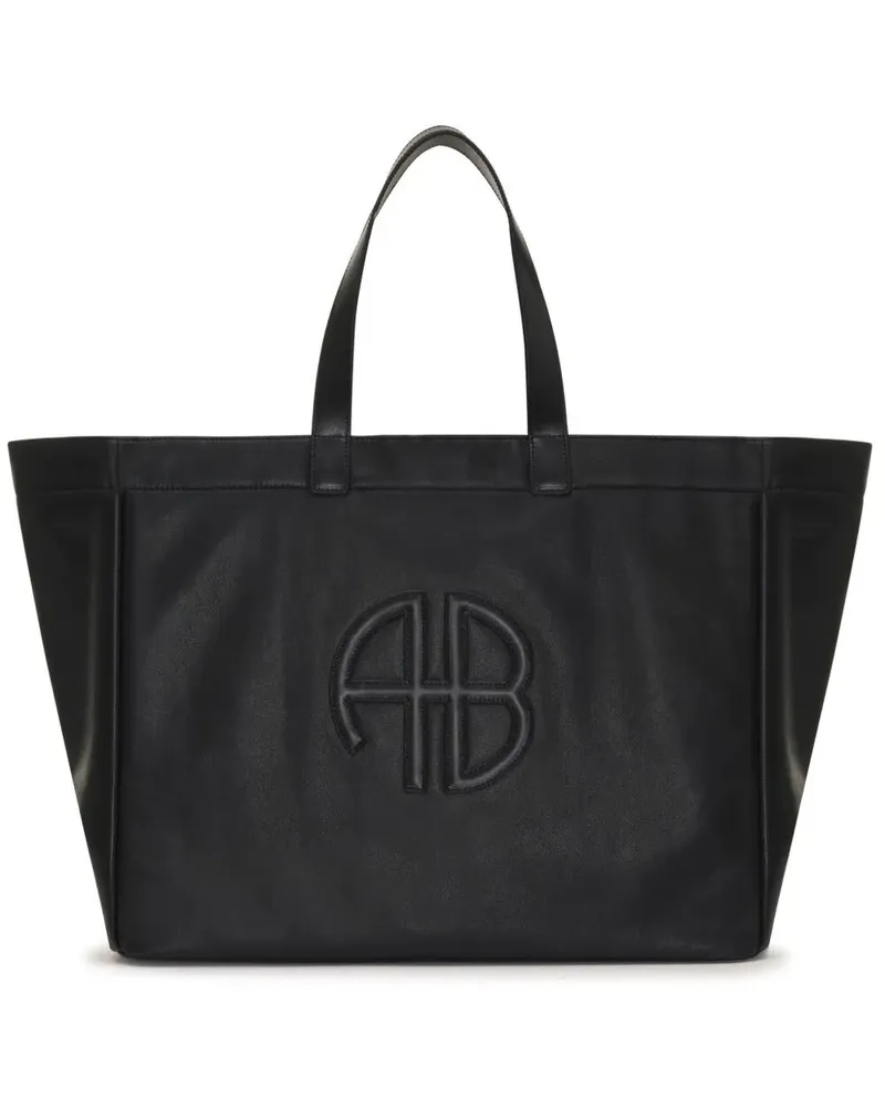 Anine Bing Large "Rio" Tote Bag Black