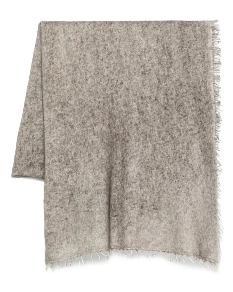 Avant Toi Bicolor Cashmere Scarf 185X90cm Brown