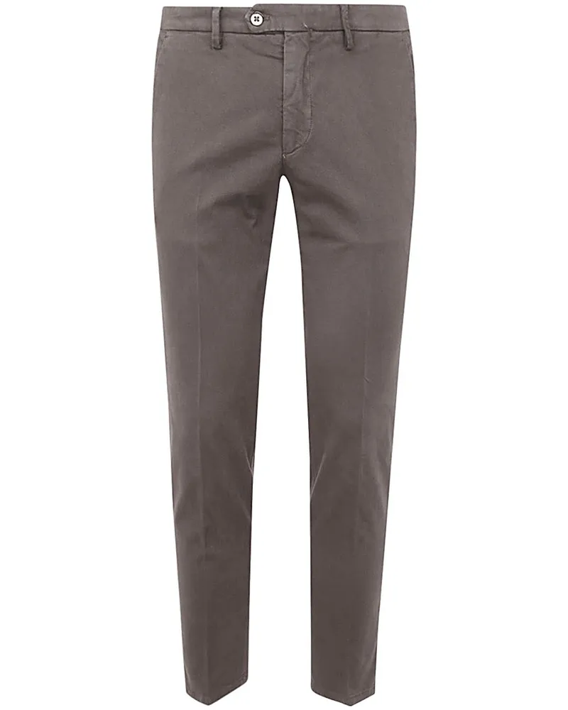 MICHAEL COAL Mc-Brad Plus 2500 Capri Trousers Brown