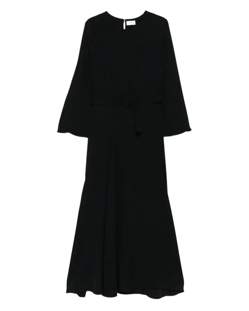P.A.R.O.S.H. P. A.R. O.S. H. Cady Long Dress Black