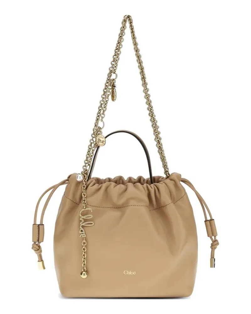 Chloé Chloe Icons Satchel Bag Beige