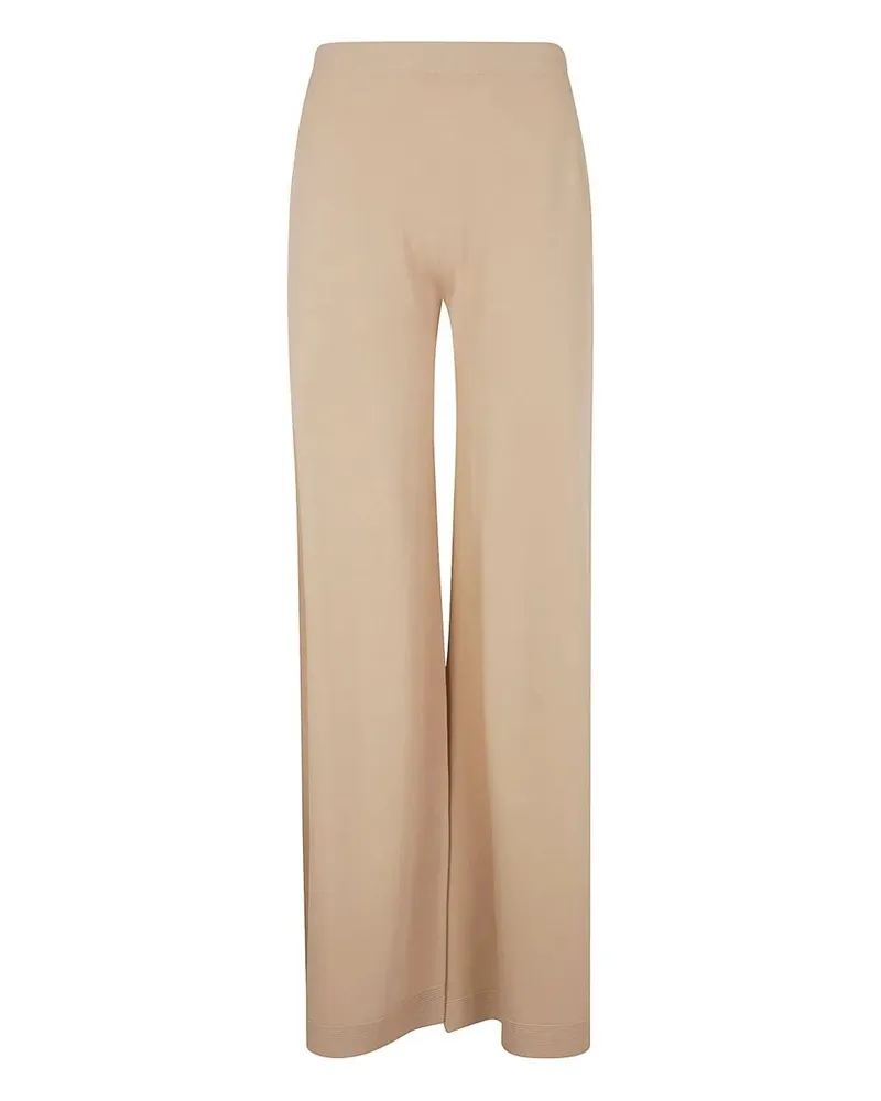 D.EXTERIOR D. EXTERIOR Viscose Long Wide Trousers Beige