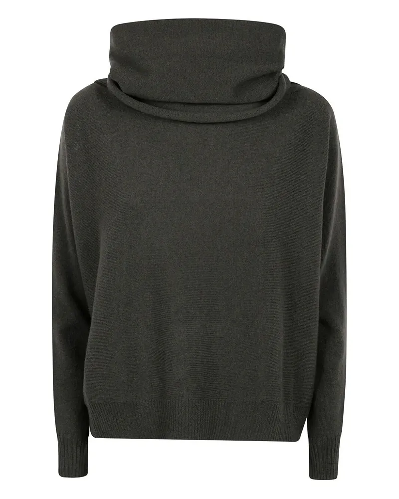 D.EXTERIOR D. EXTERIOR Cashmere Merinos High Neck Oversized Sweater Green