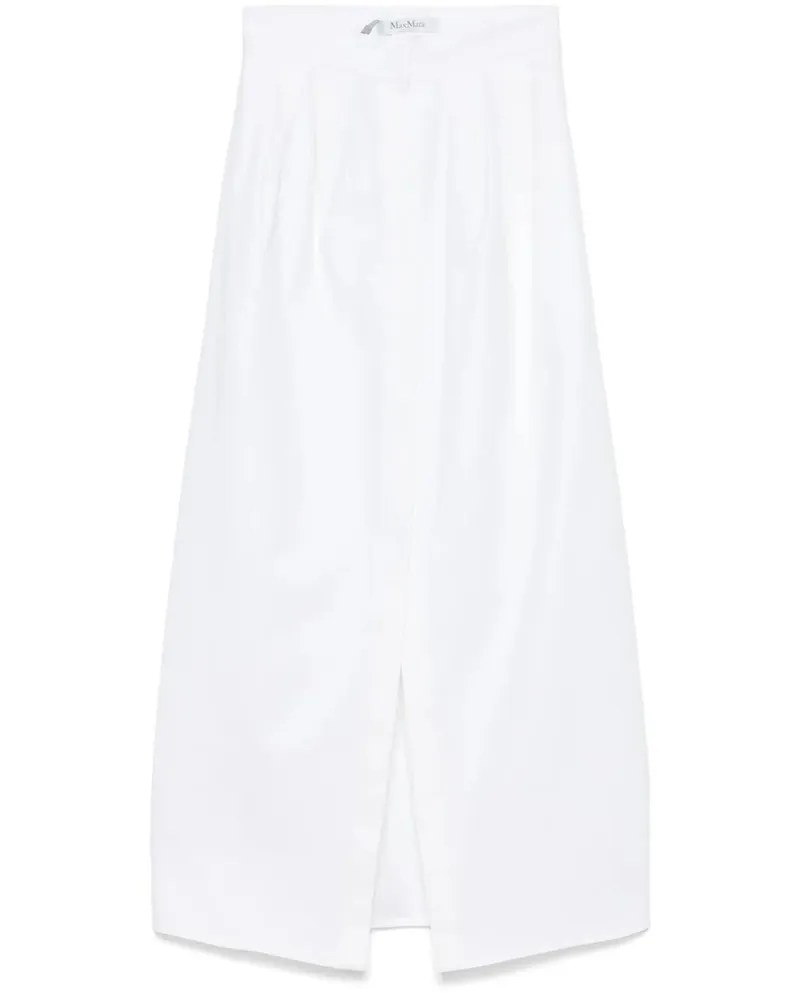 Max Mara Alcade1234 Maxi Skirt White