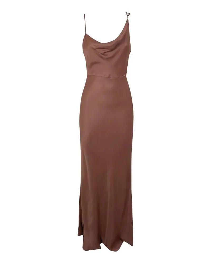 Twin-Set Long Dress Brown