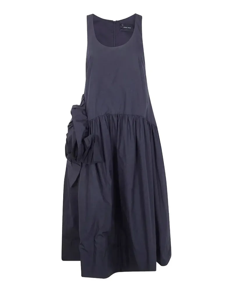 Simone Rocha Pressed Rosette" Tapered Back Flounce Dress Black