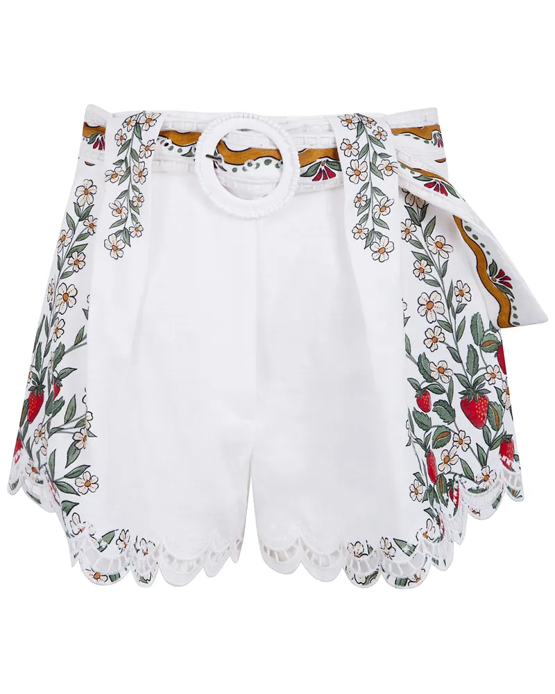 FARM Rio Running Shorts White