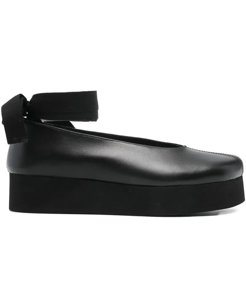 Comme des Garçons Platform Ballet Shoes Black