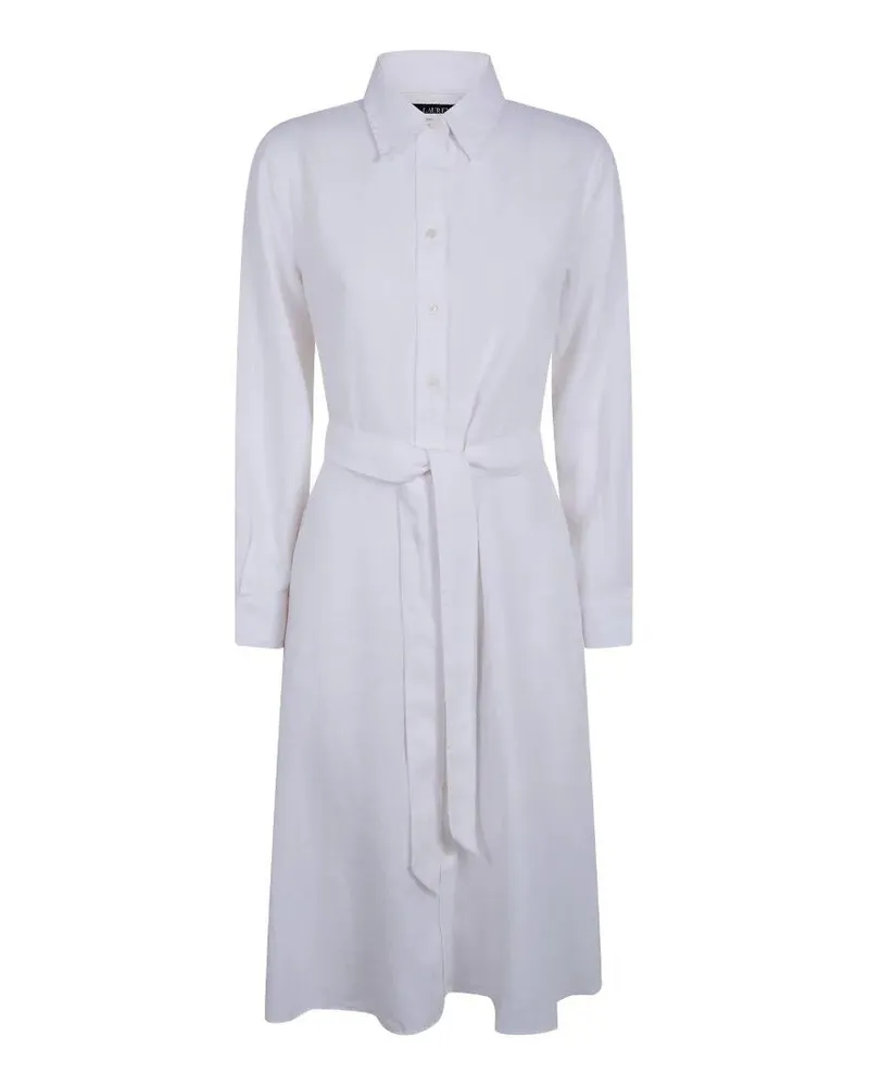 Ralph Lauren Woven "Shirt Dress" Dress White
