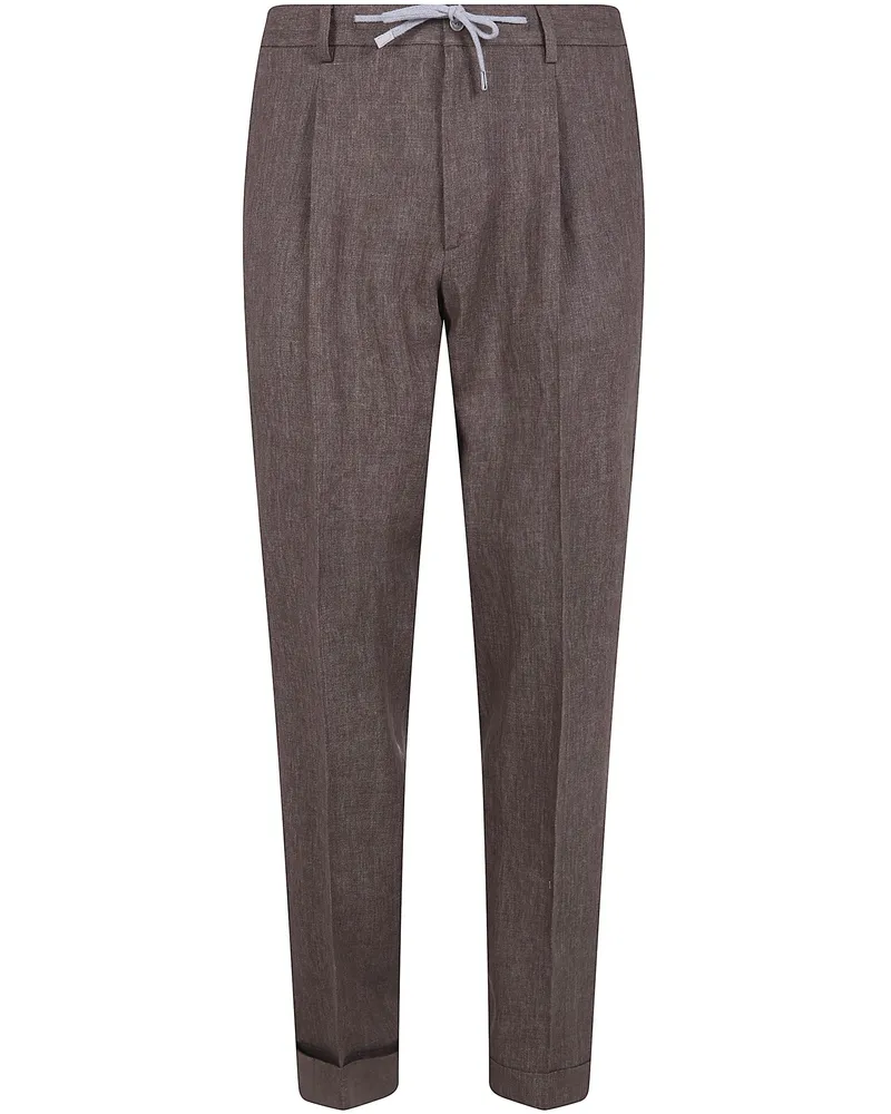 BARBA Roma Chino Trousers Brown