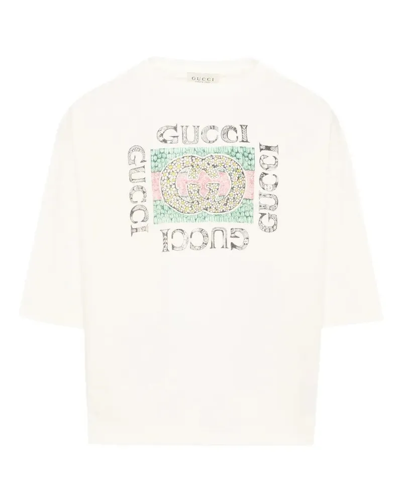 Gucci Sweatshirt Long Sleeves "Junior White