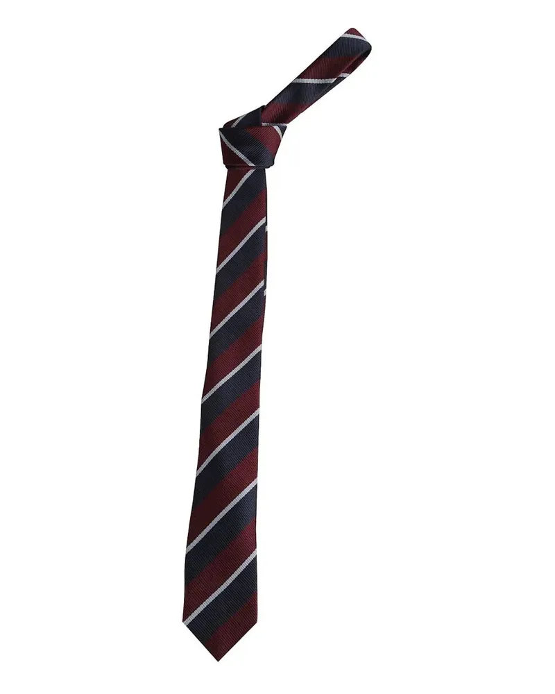 FRANKIE Shop Scarf Red "Lene" Striped Tie Red