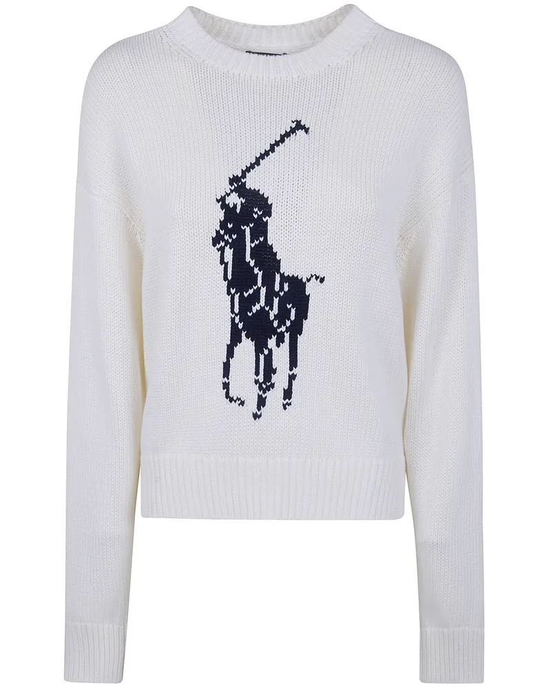 Ralph Lauren Classic Logo Pullover White