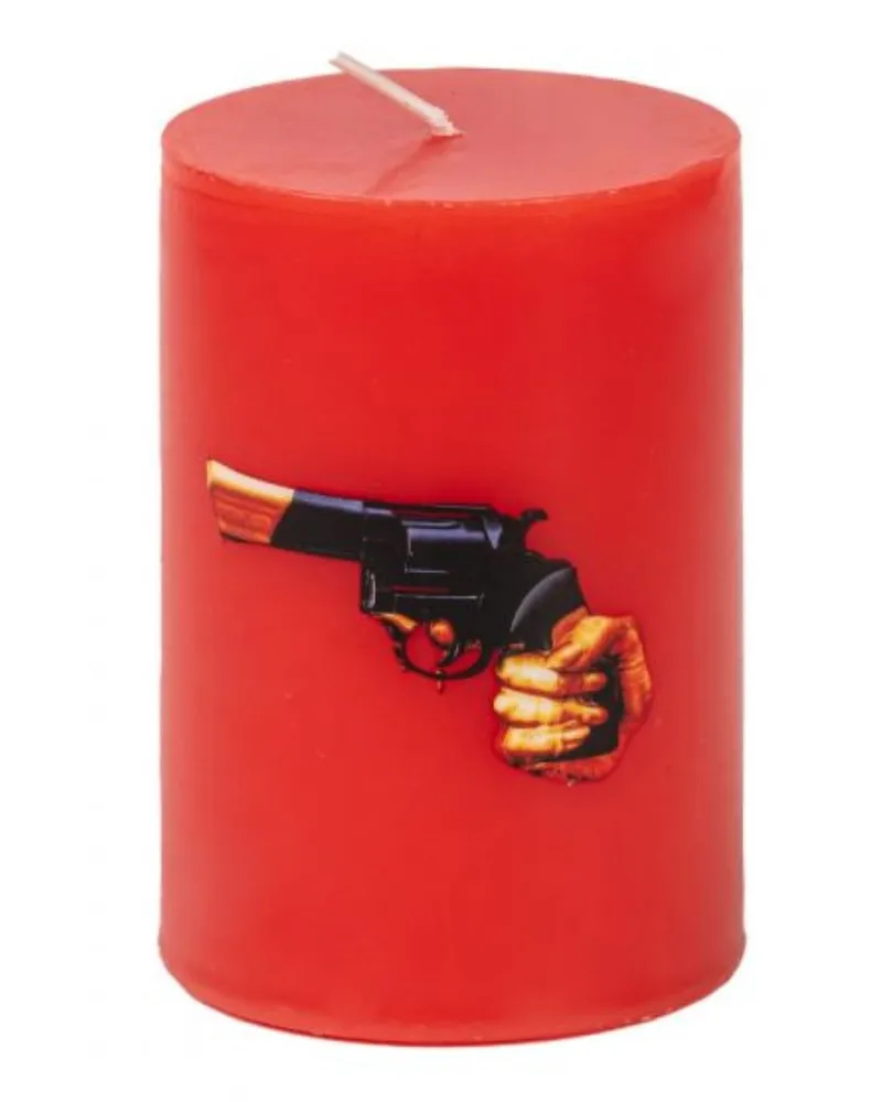 Seletti Toiletpaper Revolver Big Candle Cm 7 X 7 H 10 Multi