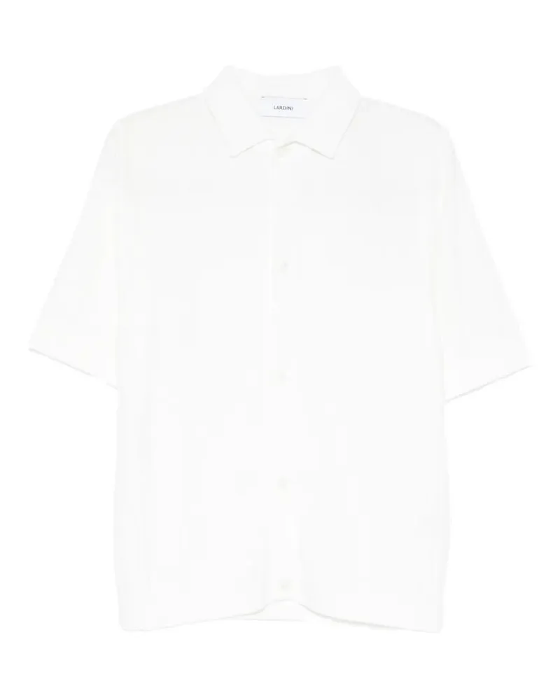 LARDINI Short Sleeves Polo Shirt White
