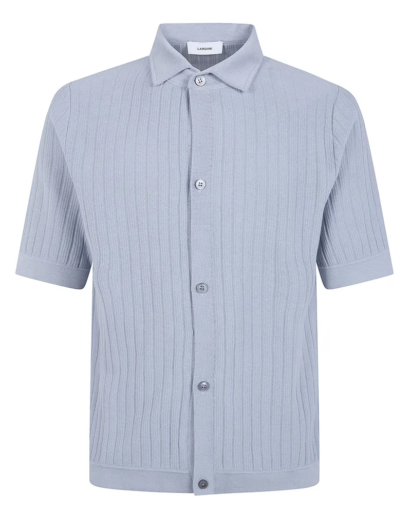 LARDINI Short Sleeves Polo Shirt Gray