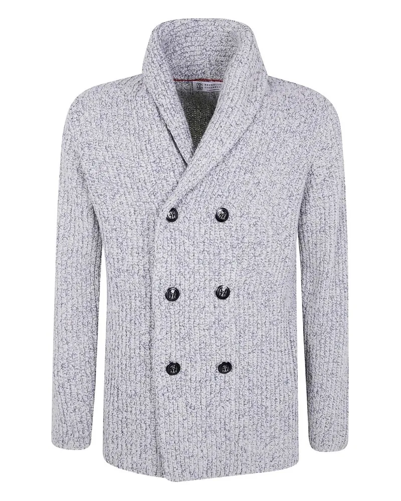 Brunello Cucinelli Double Breasted Jacket Beige