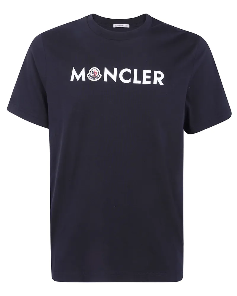 Moncler T-Shirt Short Sleeves "778 Blue Blue