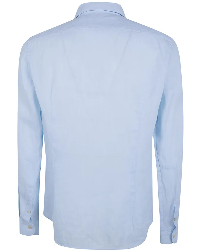 Tintoria Mattei Linen Shirt Blue