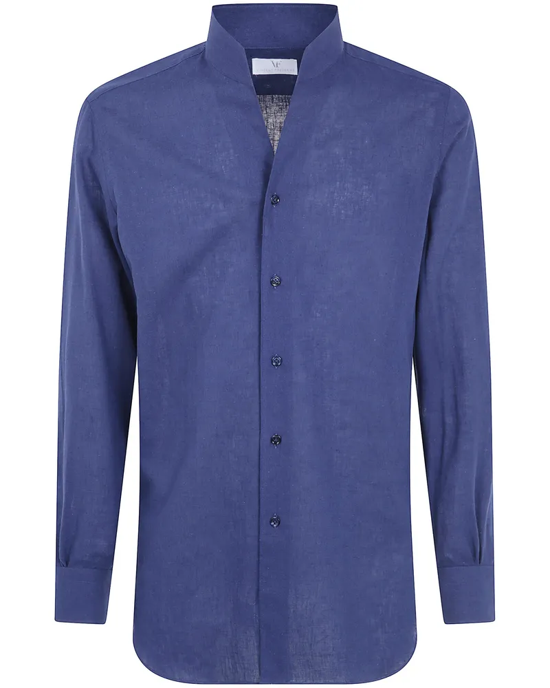 MAZZARELLI Shirt Blue "49W 12 Blue Blue
