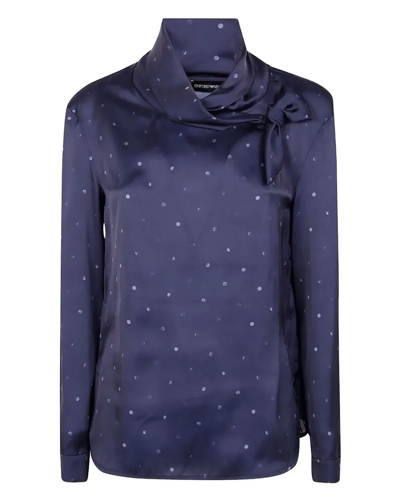 Emporio Armani Pois Dot Print Shirt Multi