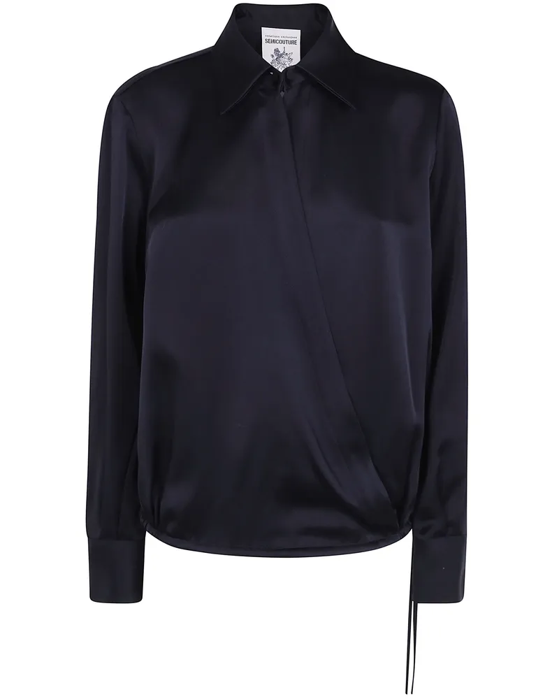 Semicouture Shirt Long Sleeve "Blusa Armanda Black