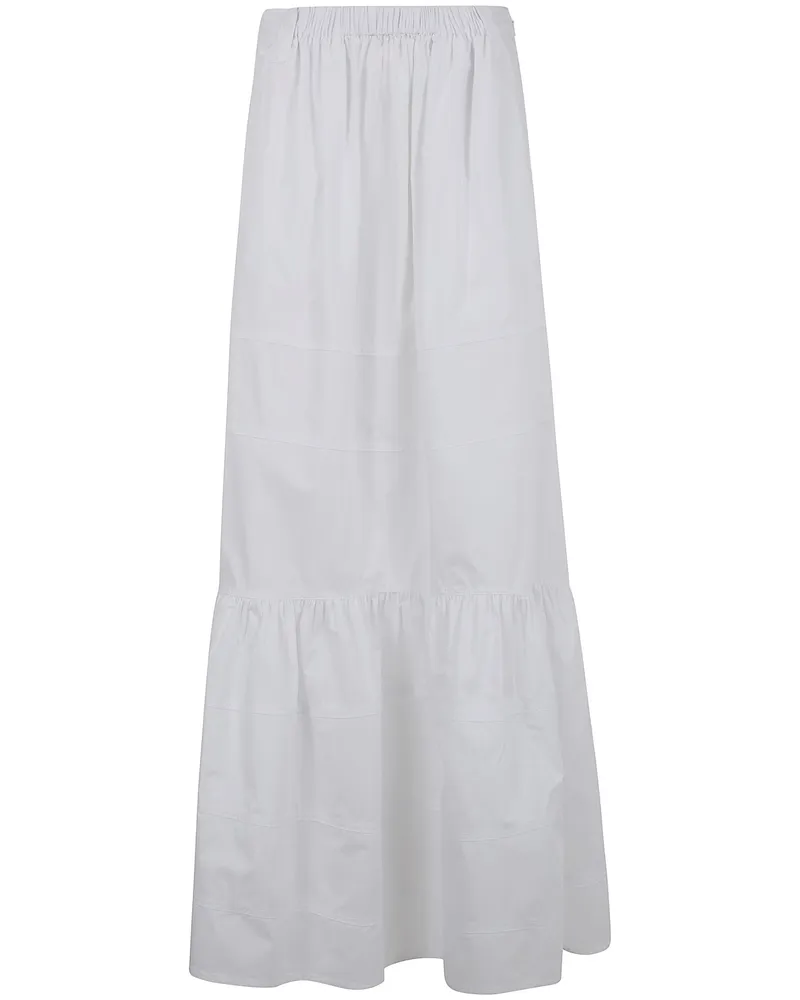 Mantù Midi Skirt White
