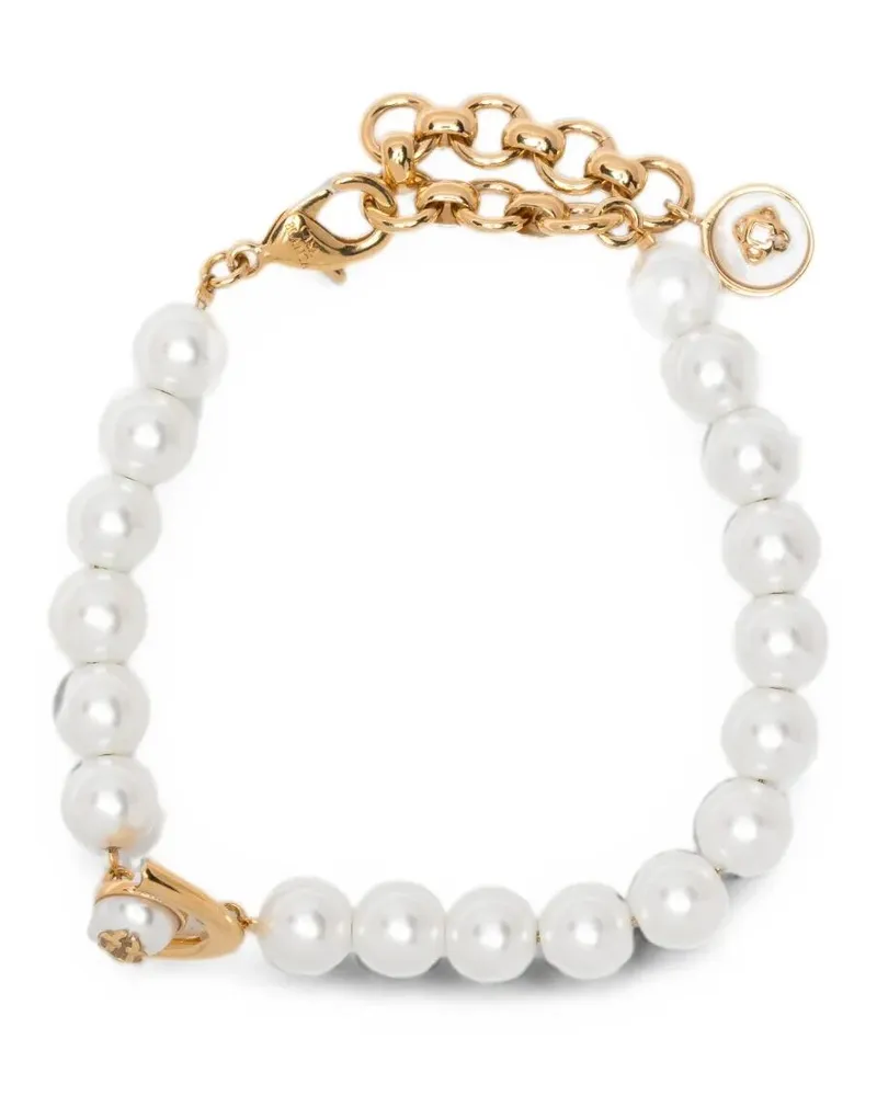 Casablanca Paris Bracelet Metallic "Lotus" Pearl Metallic