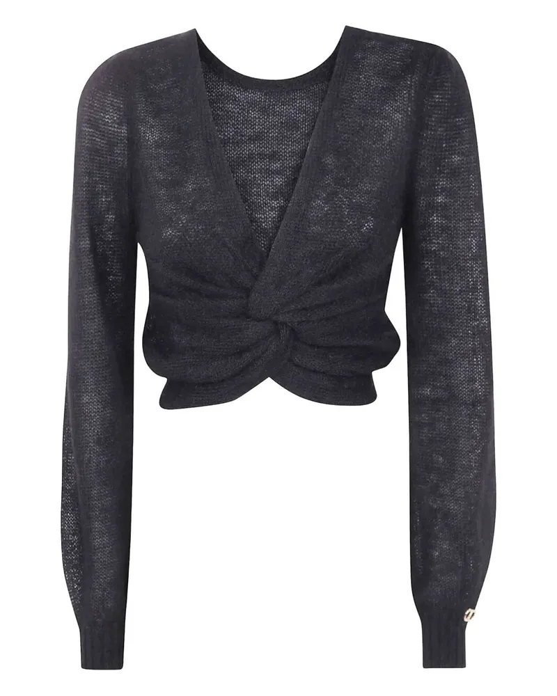 Twin-Set Long Sleeve Sweater Black