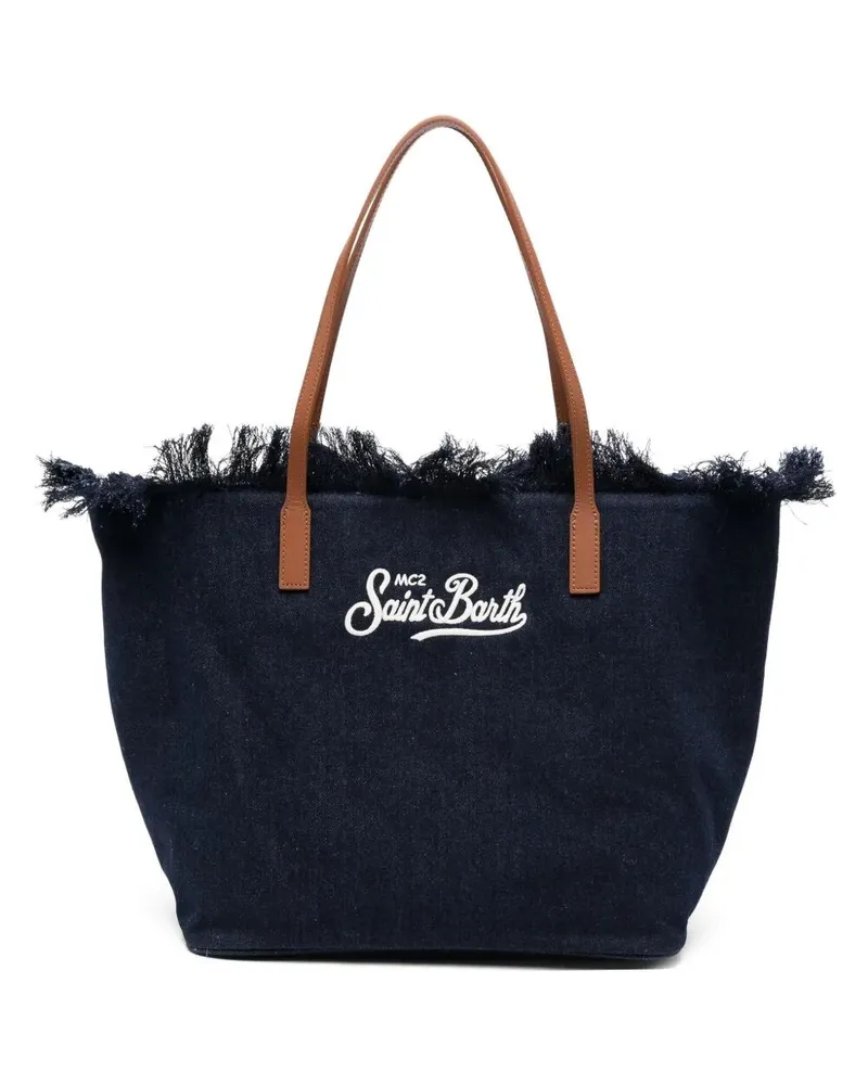 MC2 Saint Barth City" Fringe Bag Blue