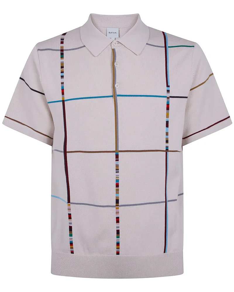Paul Smith Mens Sweater Short Sleeves Polo White