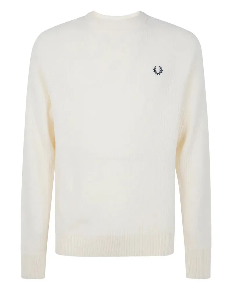 Fred Perry Fred Perry" Lambswool Raglan Jumper Beige